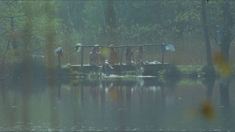 Six Swedish Girls in Alps backdrop 7